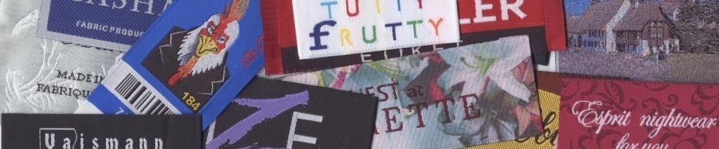 Тканые жаккардовые этикетки. Labels